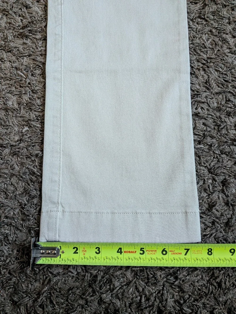 NWT J.Crew Stone Beige Cotton Straight Leg Flex Chino Pants Men's 29W 32L